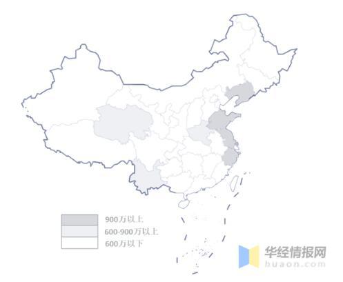 工業(yè)閥門廠商區(qū)域營收分布示意圖